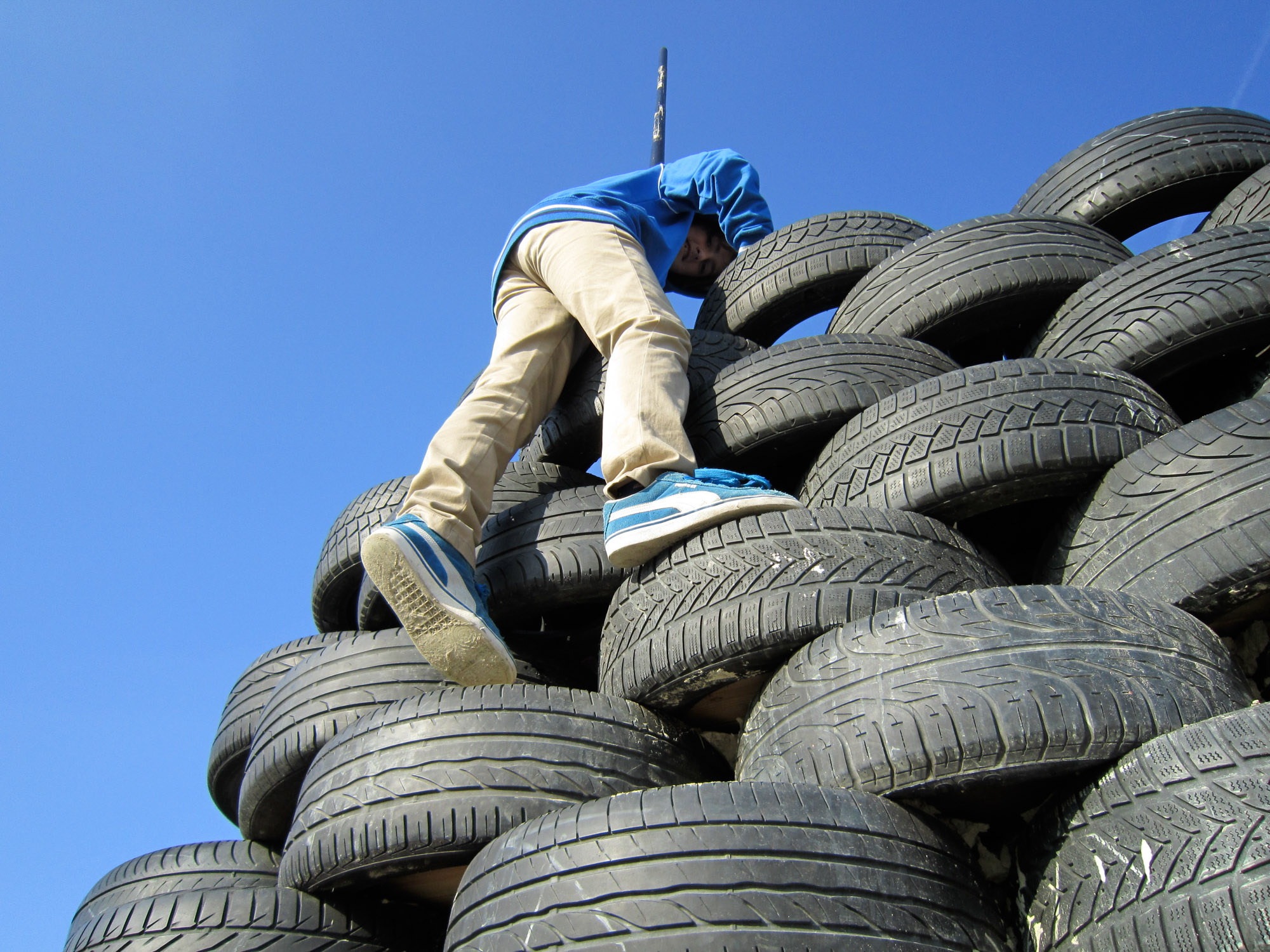 Klauterobject, ebbingekwartier, groningen 2011