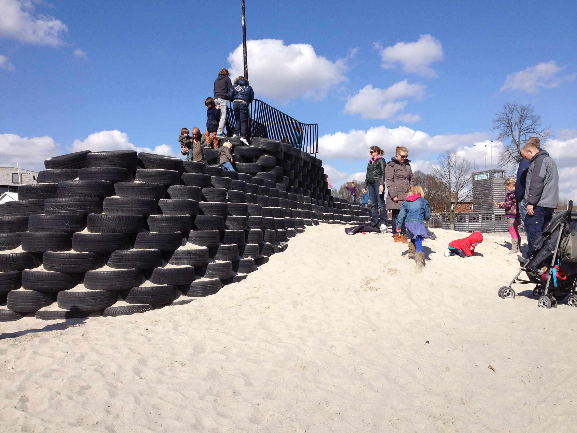 Klauterobject, ebbingekwartier, groningen 2011