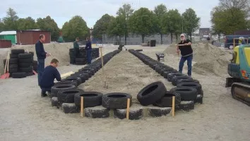 Klauterobject, ebbingekwartier, groningen 2011