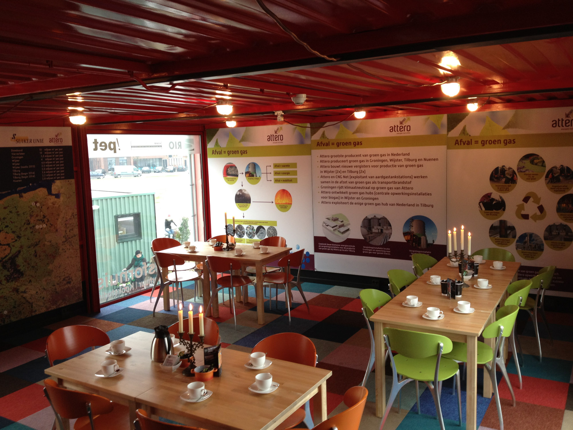 Mobiele Horeca, 12 zeecontainers, Groningen 2011