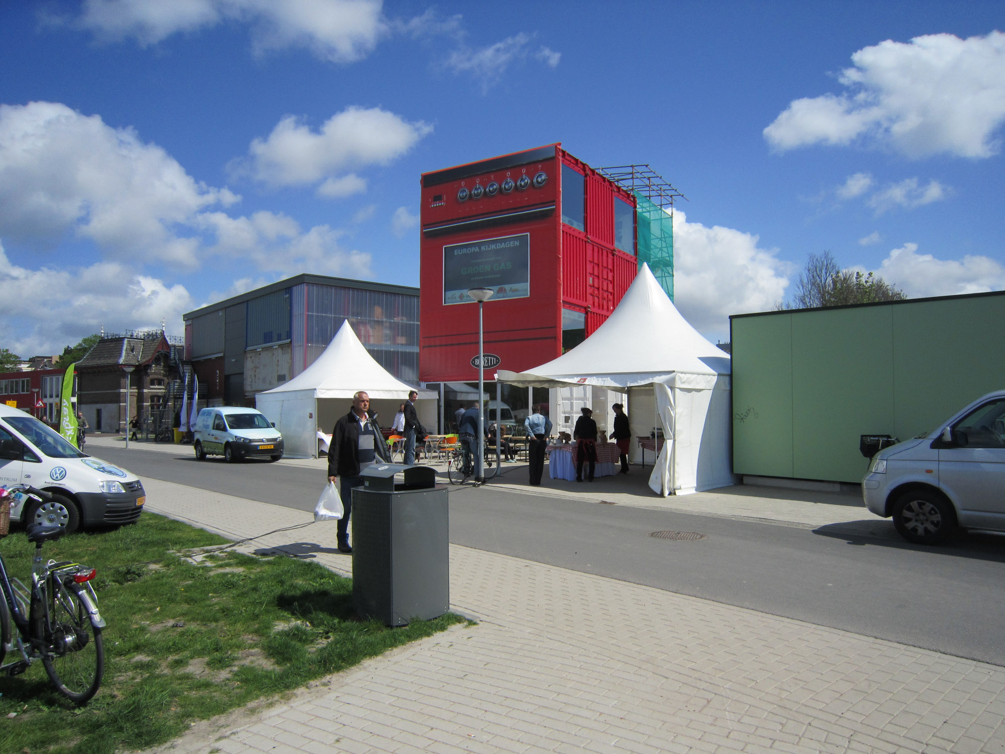 Mobiele Horeca, 12 zeecontainers, Groningen 2011