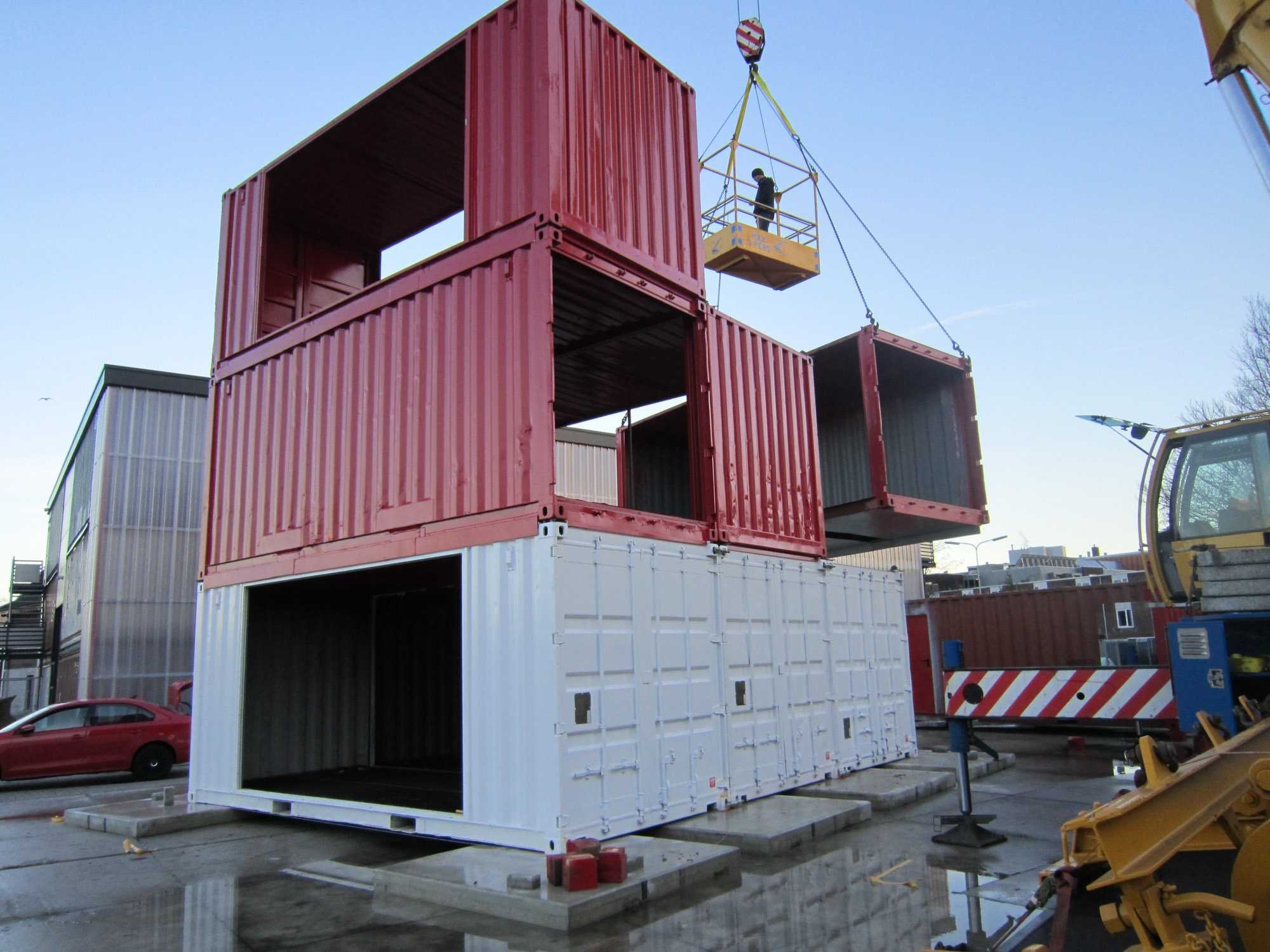 Mobiele Horeca, 12 zeecontainers, Groningen 2011