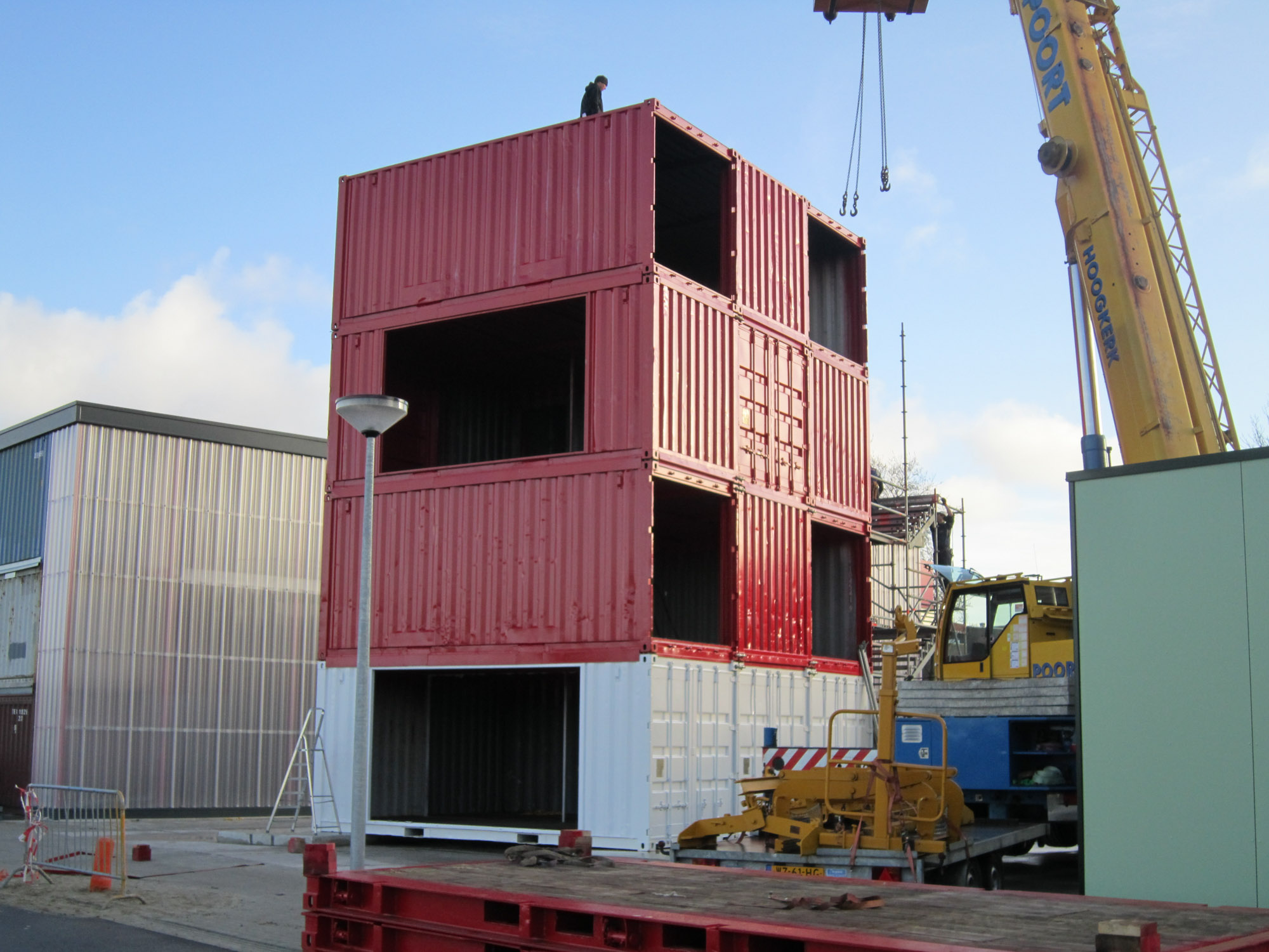 Mobiele Horeca, 12 zeecontainers, Groningen 2011