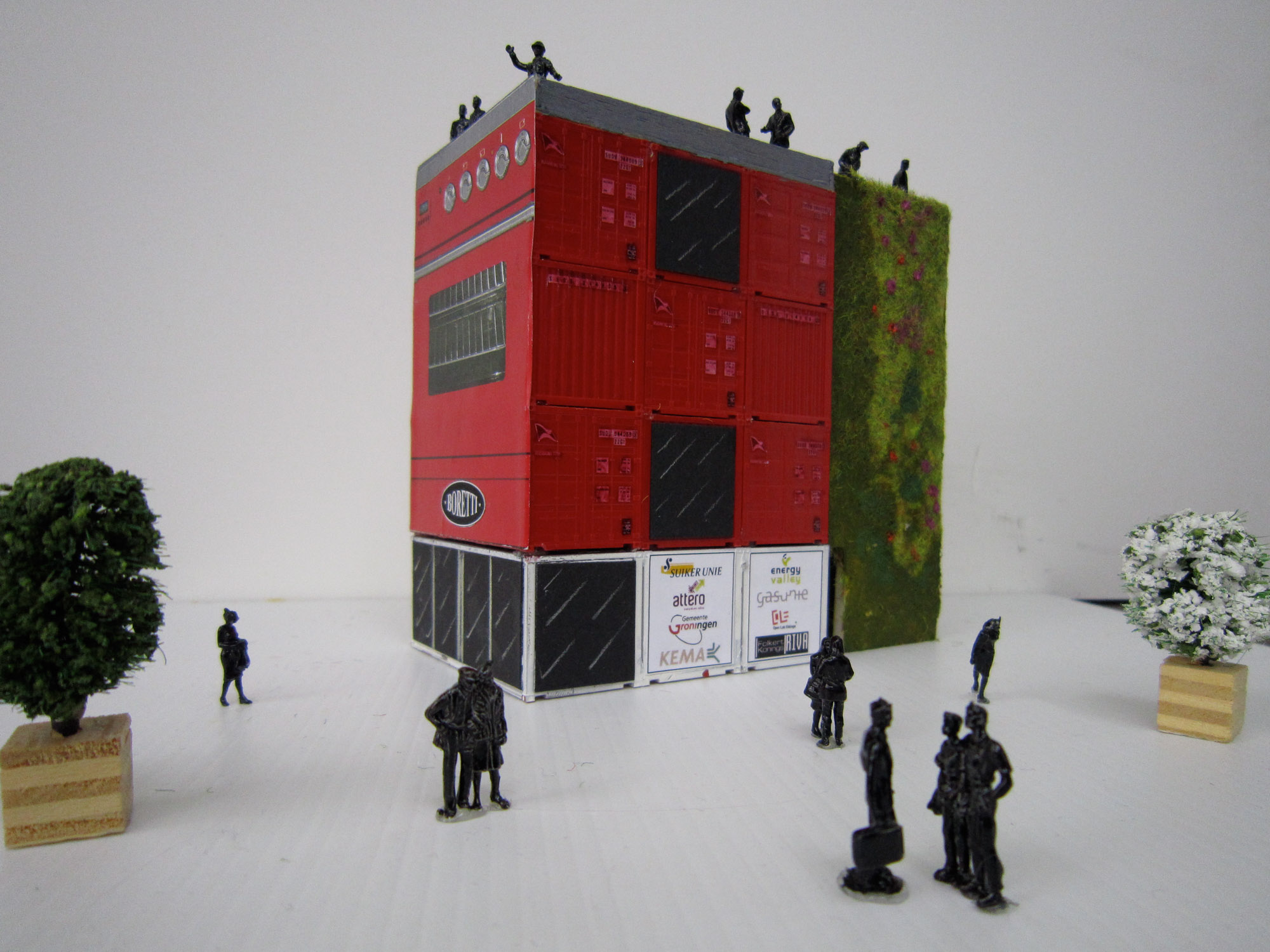 Mobiele Horeca, 12 zeecontainers, Groningen 2011