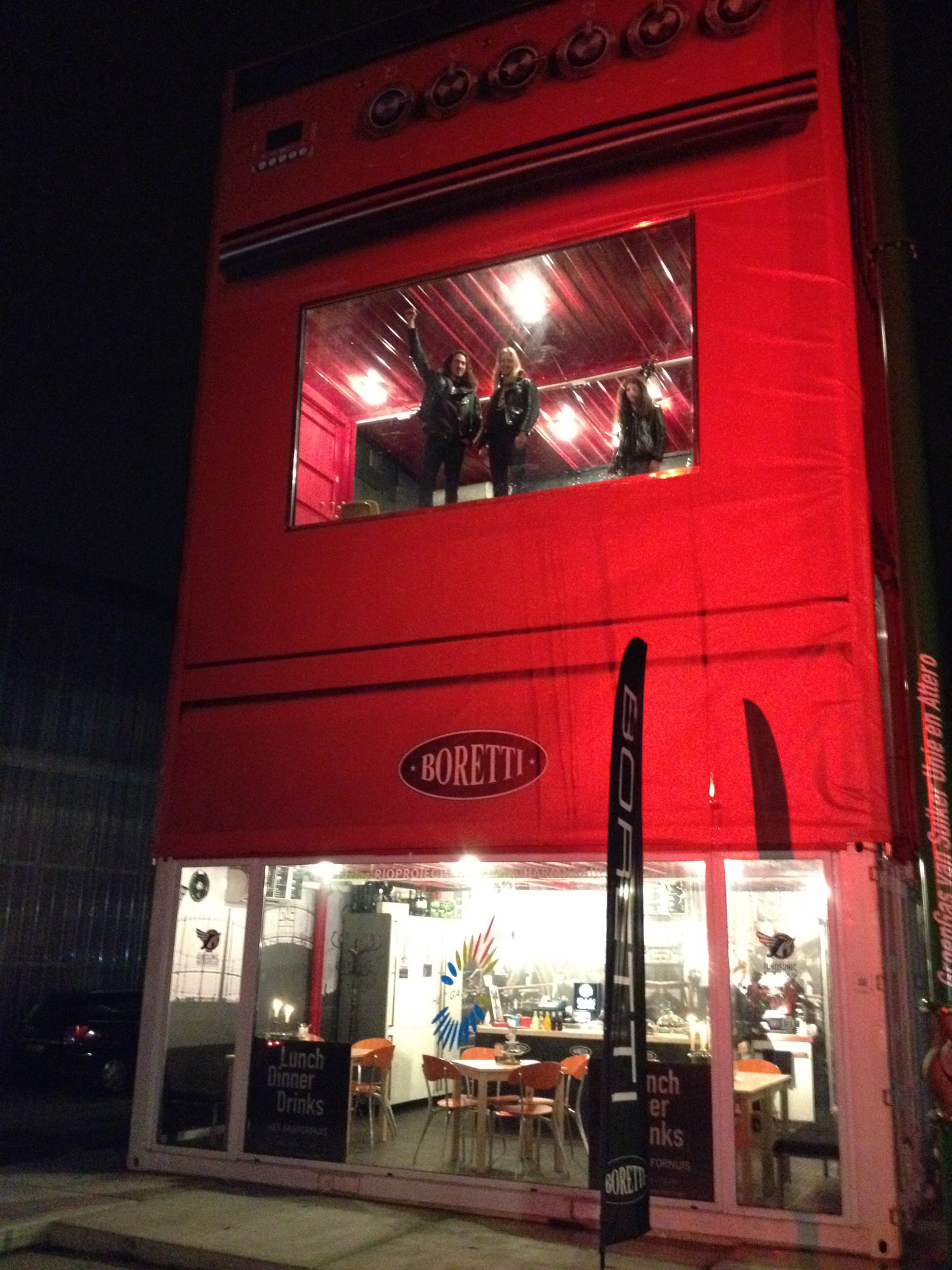 Mobiele Horeca, 12 zeecontainers, Groningen 2011