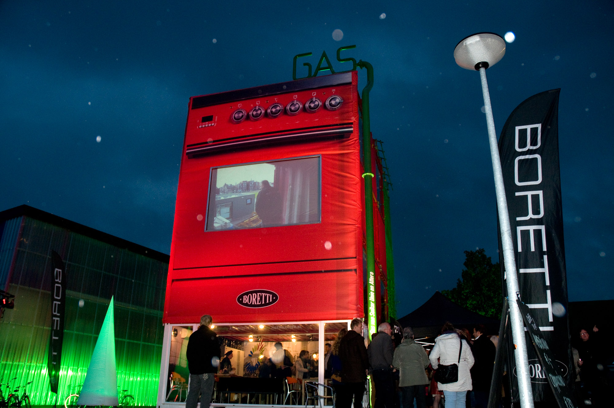 Mobiele Horeca, 12 zeecontainers, Groningen 2011