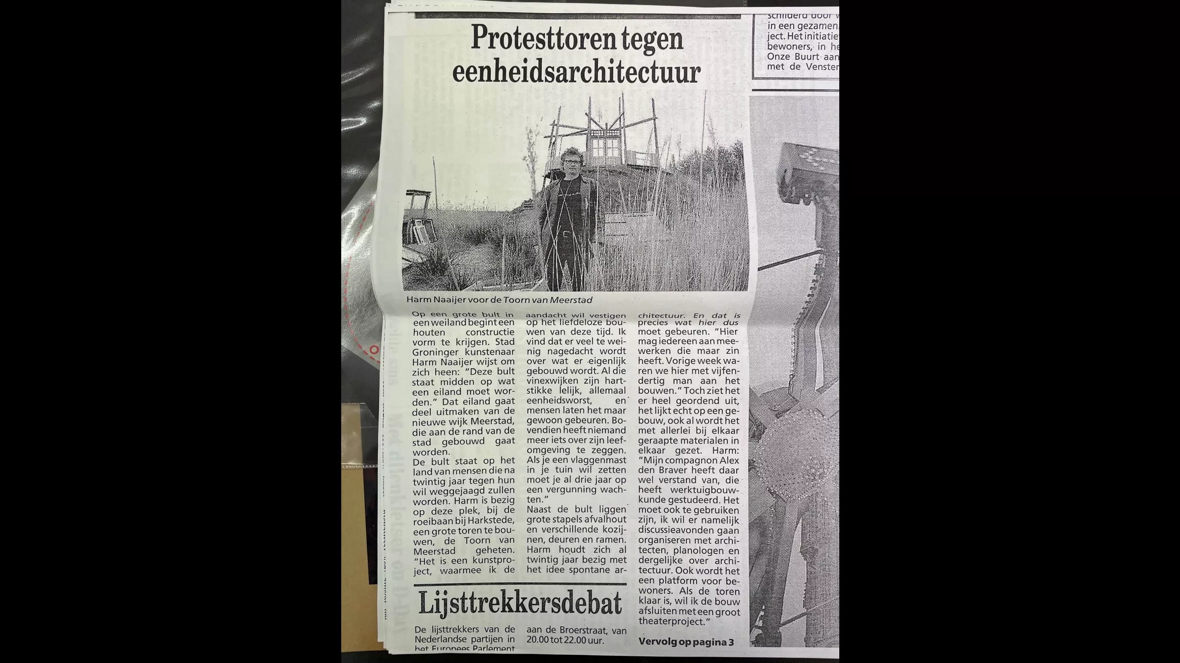 Discussieplatform, Meerstad Groningen 2004