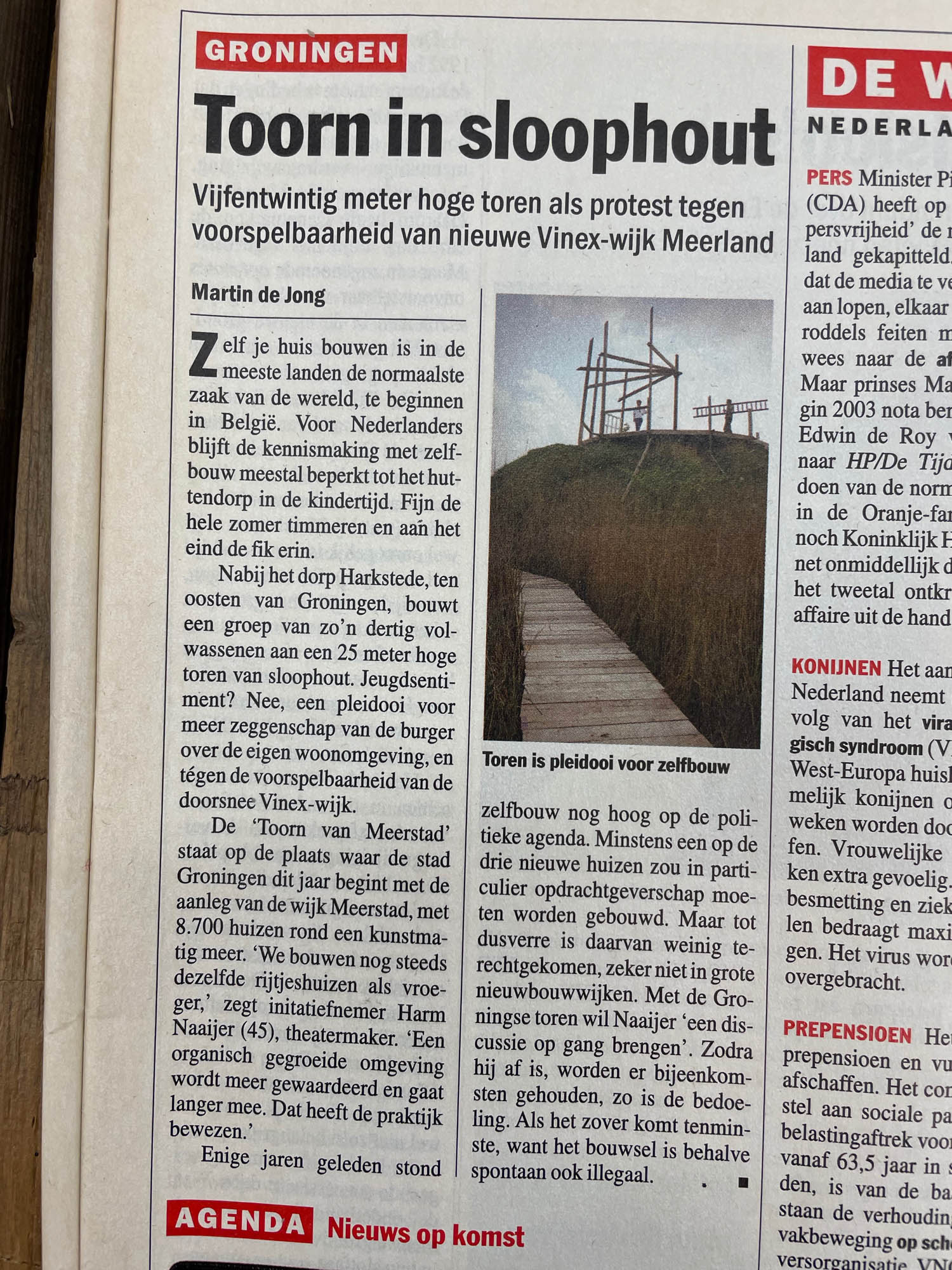 Discussieplatform, Meerstad Groningen 2004