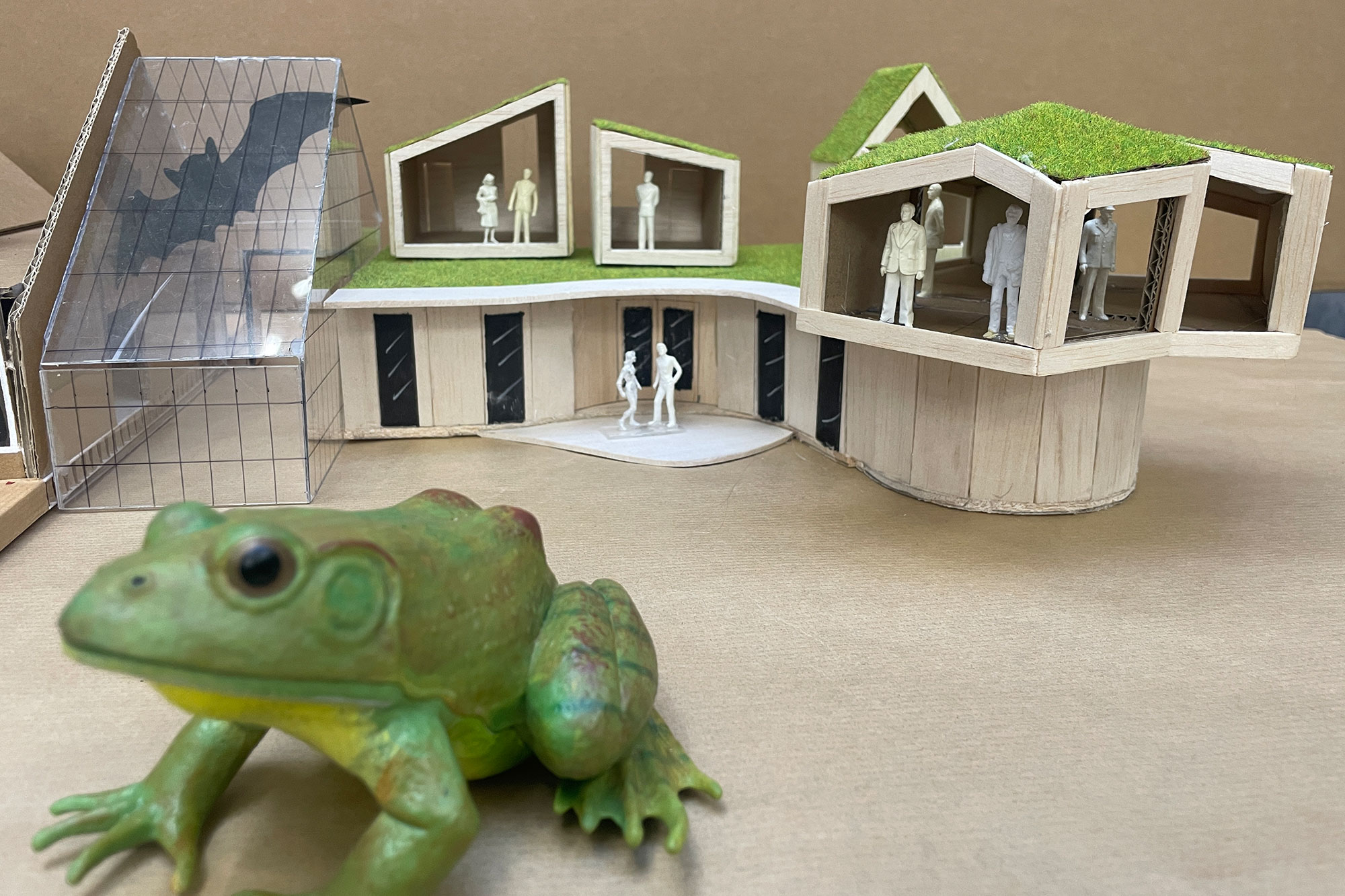 schetsen leekstermeer paviljoen