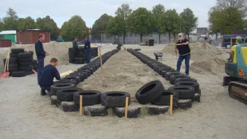 Klauterobject, ebbingekwartier, groningen 2011