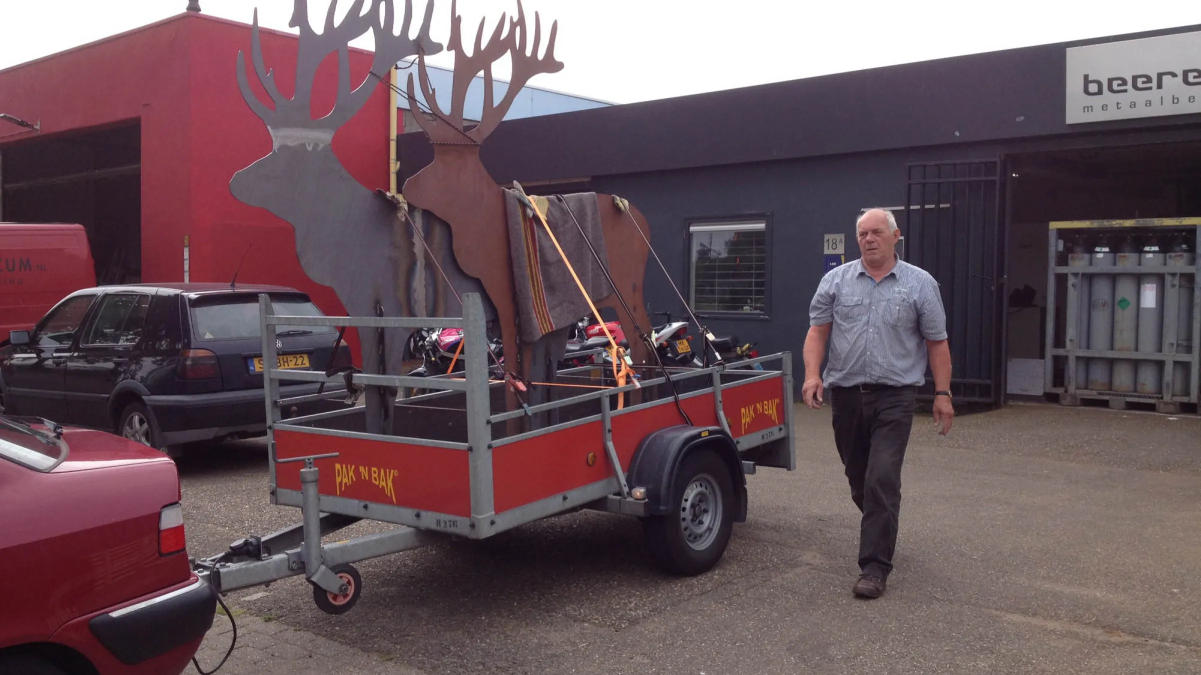 Cortenstaal Edelherten, natuurmonumenten 2014