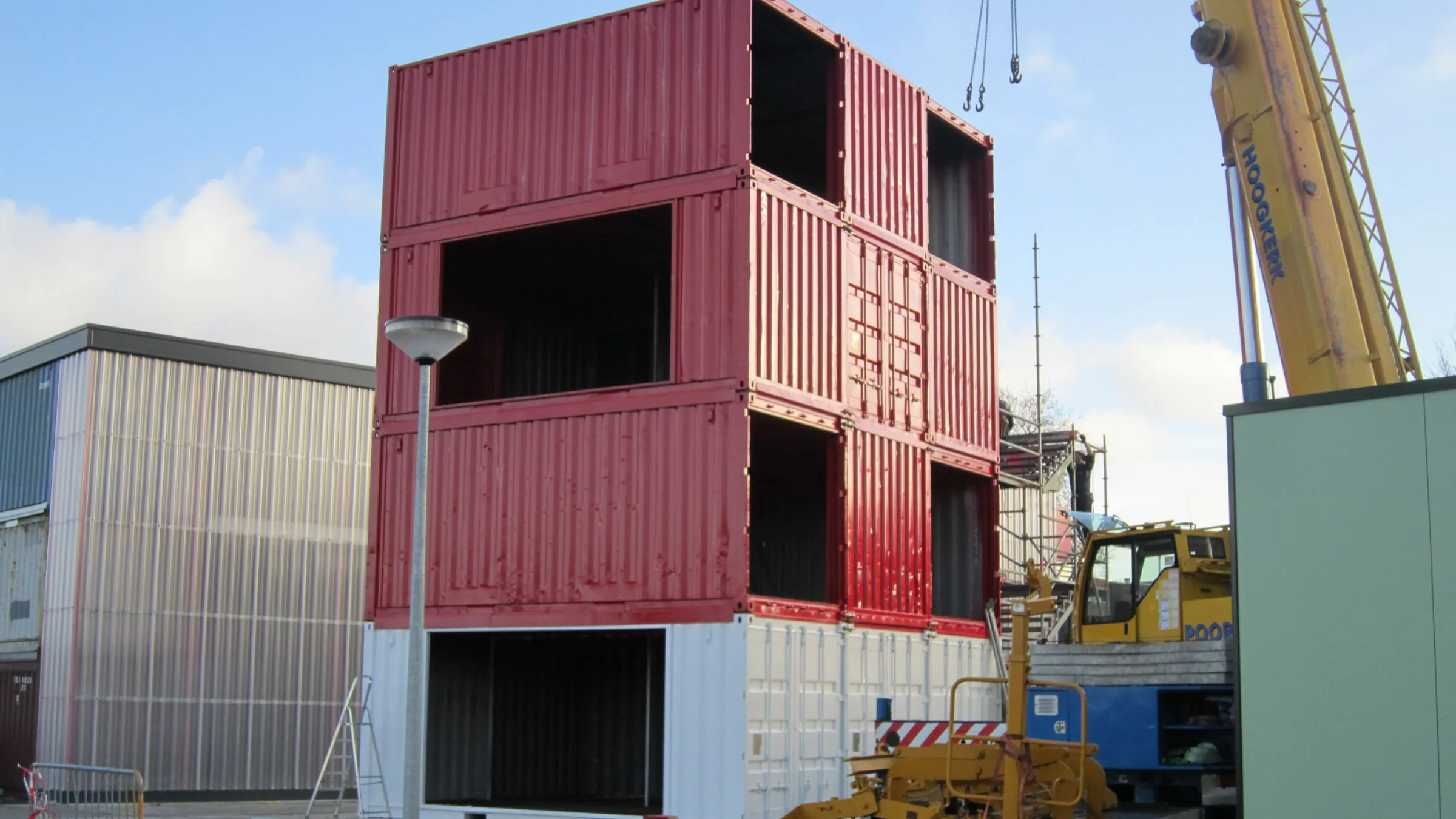 Mobiele Horeca, 12 zeecontainers, Groningen 2011