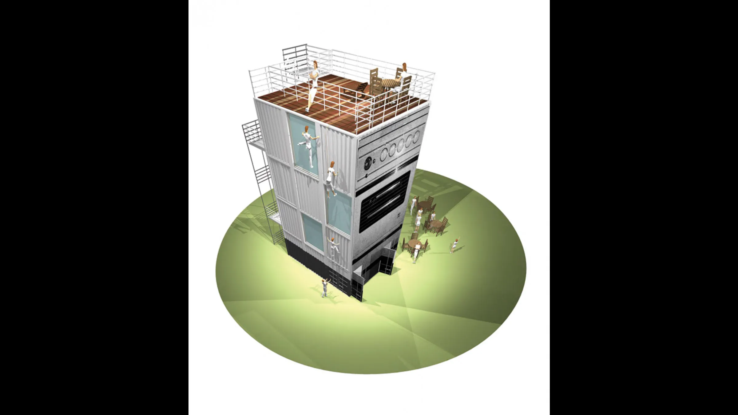 Mobiele Horeca, 12 zeecontainers, Groningen 2011