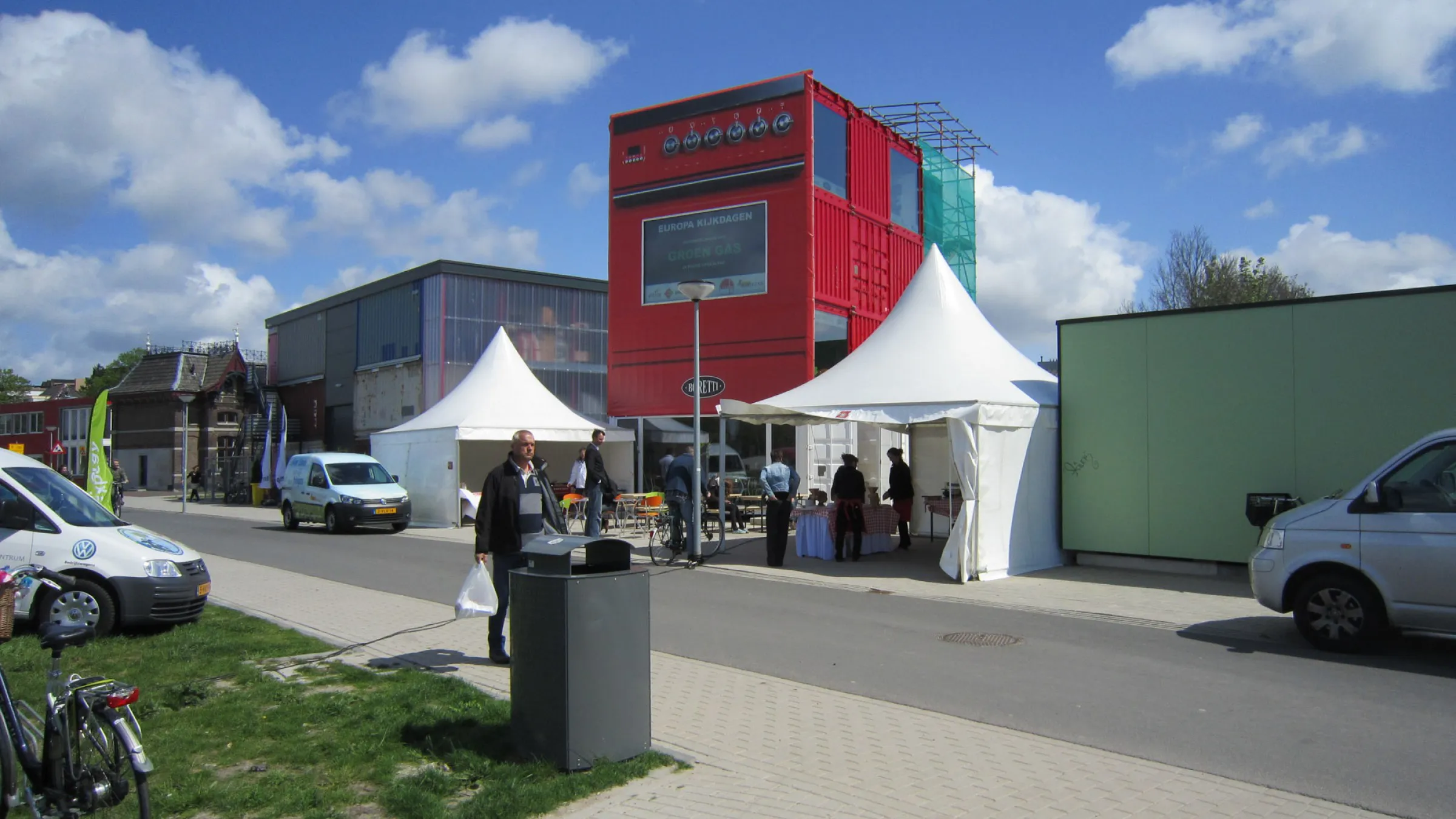 Mobiele Horeca, 12 zeecontainers, Groningen 2011