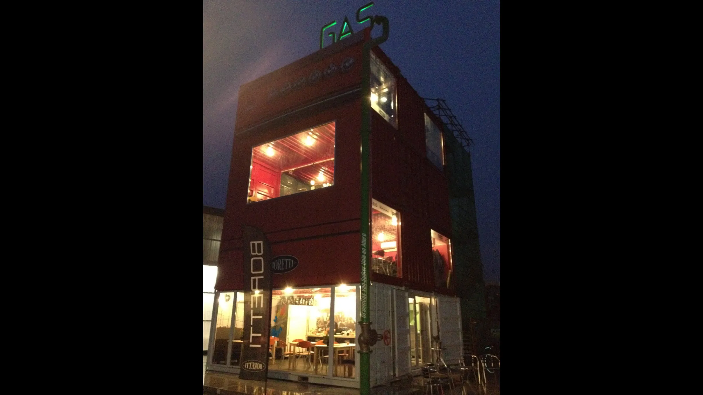 Mobiele Horeca, 12 zeecontainers, Groningen 2011