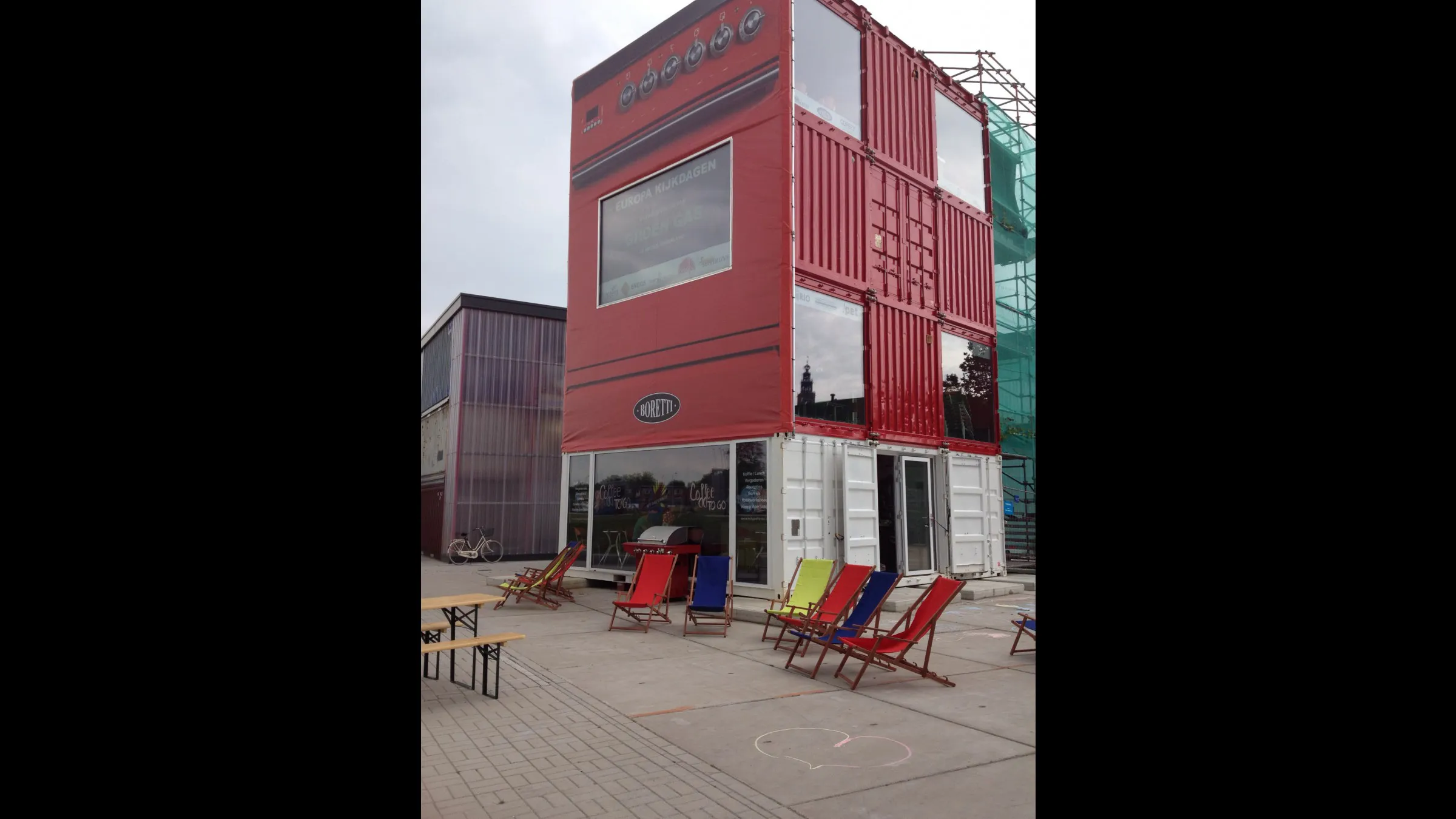 Mobiele Horeca, 12 zeecontainers, Groningen 2011