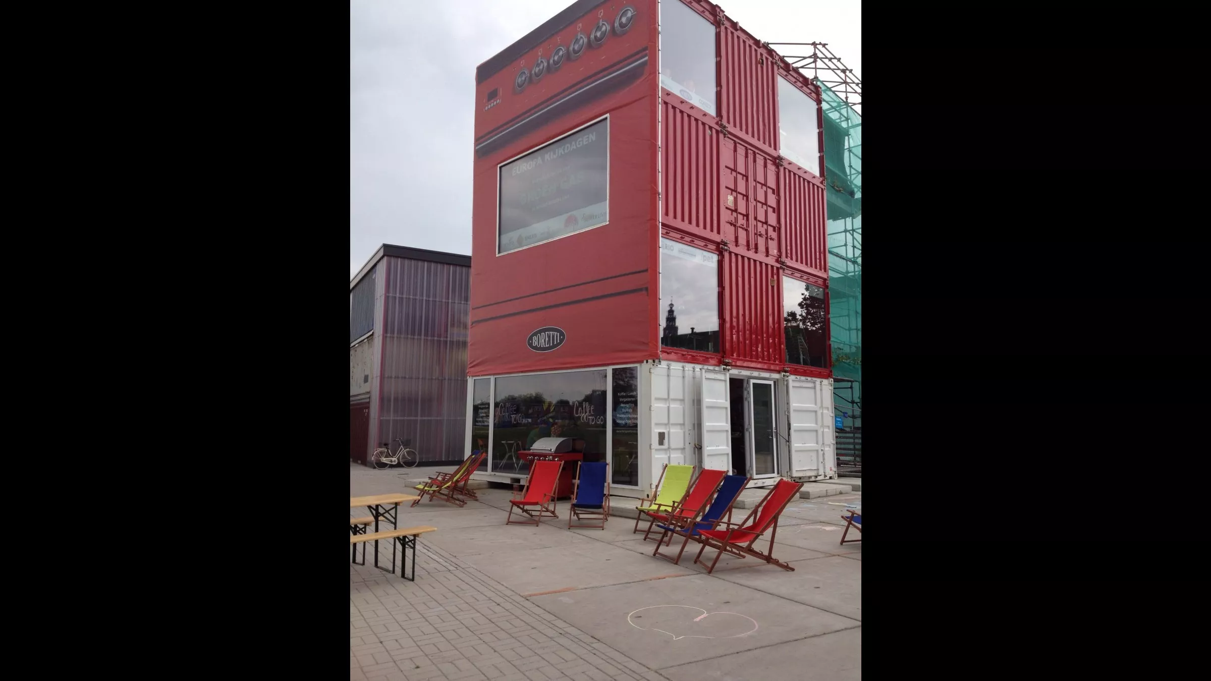 Mobiele Horeca, 12 zeecontainers, Groningen 2011