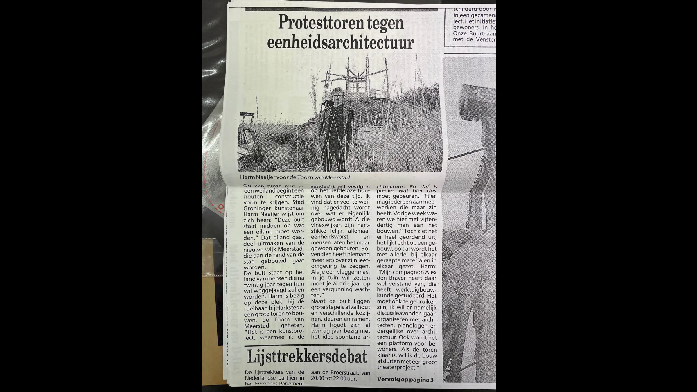 Discussieplatform, Meerstad Groningen 2004